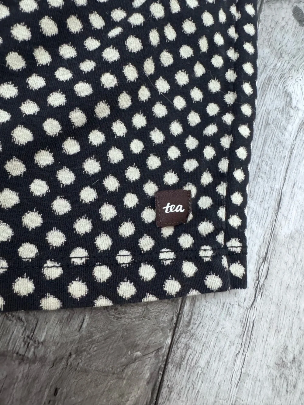 Tea Collection Just for Kicks Black Polka Dot Long-Sleeve Jumpsuit Girls 6 - Picture 6 of 7